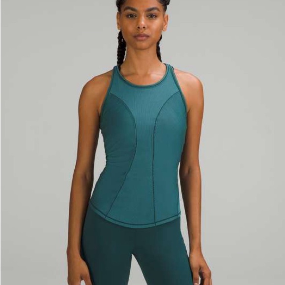 Lululemon Base Pace Two Tone Tank Top NWOT